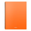 Picture of DISPLAY BOOK A4 X40 SPIRAL NEON ORANGE